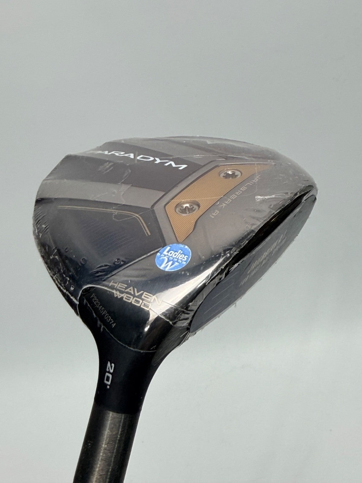 Callaway NEW Paradym Heavenwood 7 Wood 20° Ladies Ascent Blue 40g 42.5in1