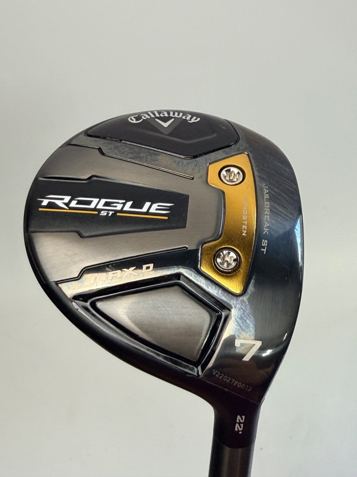 Callaway Rogue ST Max D 7 Wood 22° Cypher Black 40g Senior Flex1