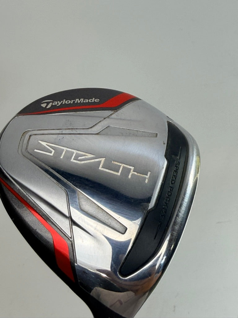 TaylorMade Stealth 7 wood 21 degrees ladies flex - original sole close-up