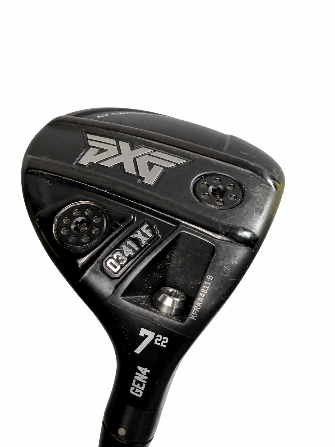 PXG 0341 XF GEN4 7 wood 22 degrees - sole overview