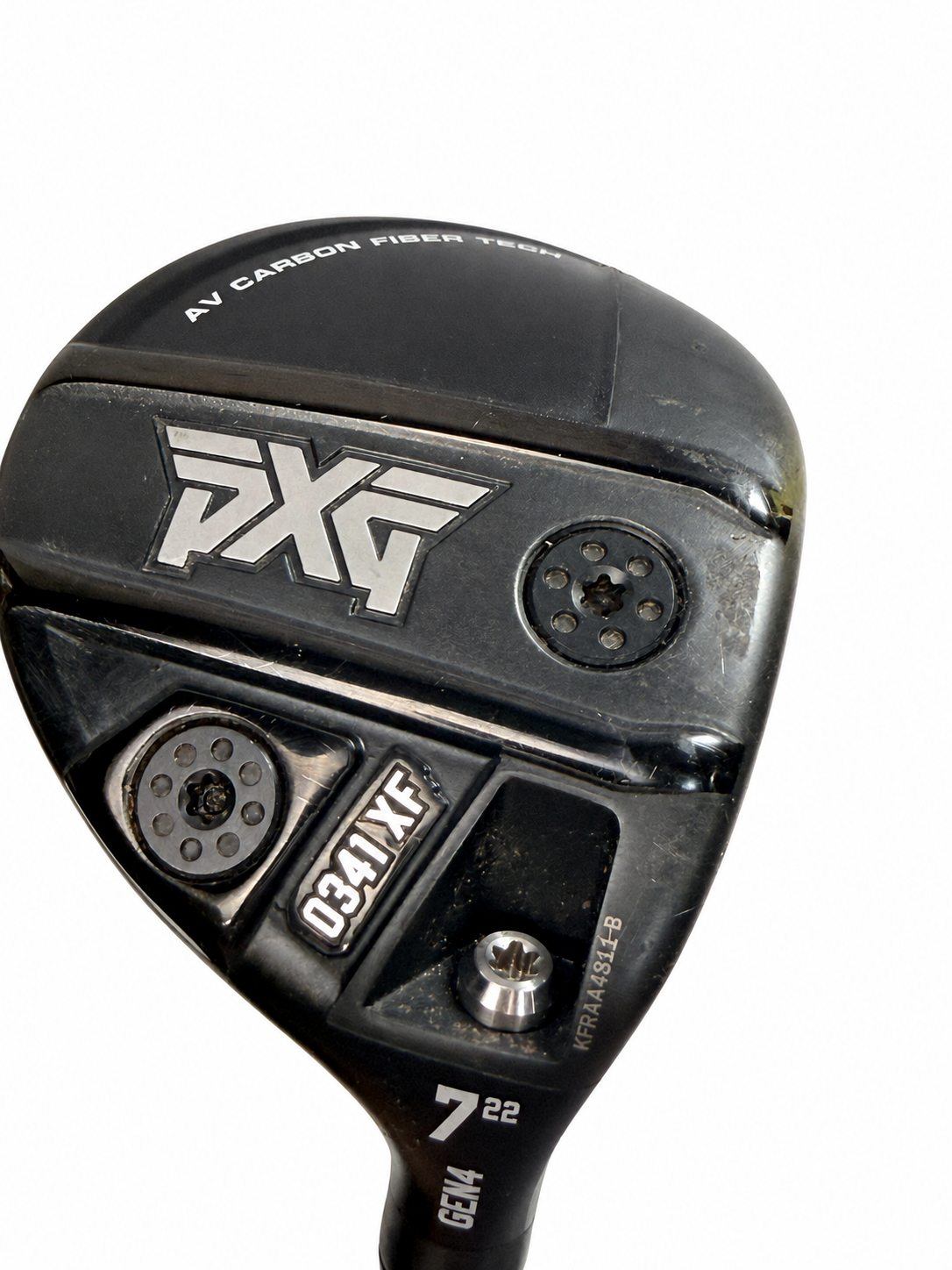 PXG 0341 XF GEN4 7 wood 22 degrees - sole close-up