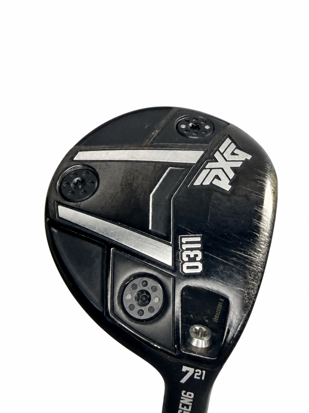 PXG 0311 GEN6 7 wood 21 degrees - sole close-up