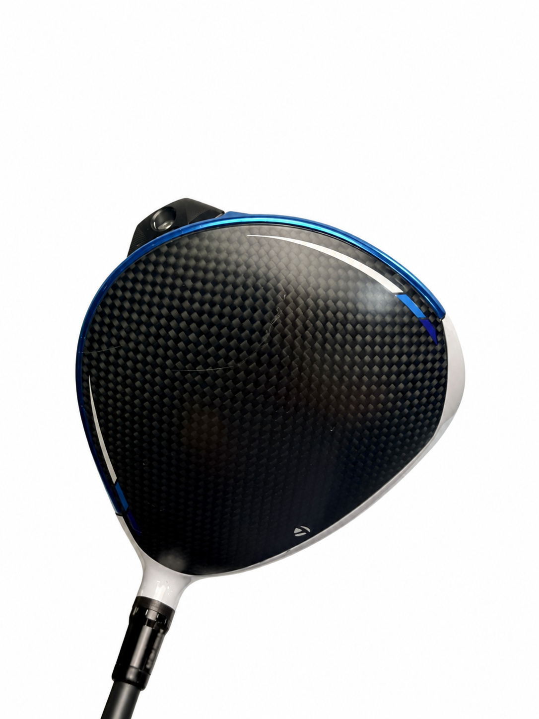 TaylorMade SIM2 9 degree left-handed driver white-background crown photo