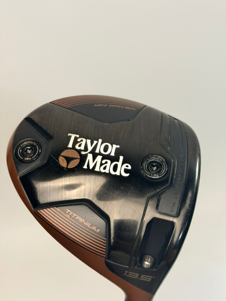 TaylorMade BRNR Mini Copper KBS TD driver original photo 2 showing actual condition
