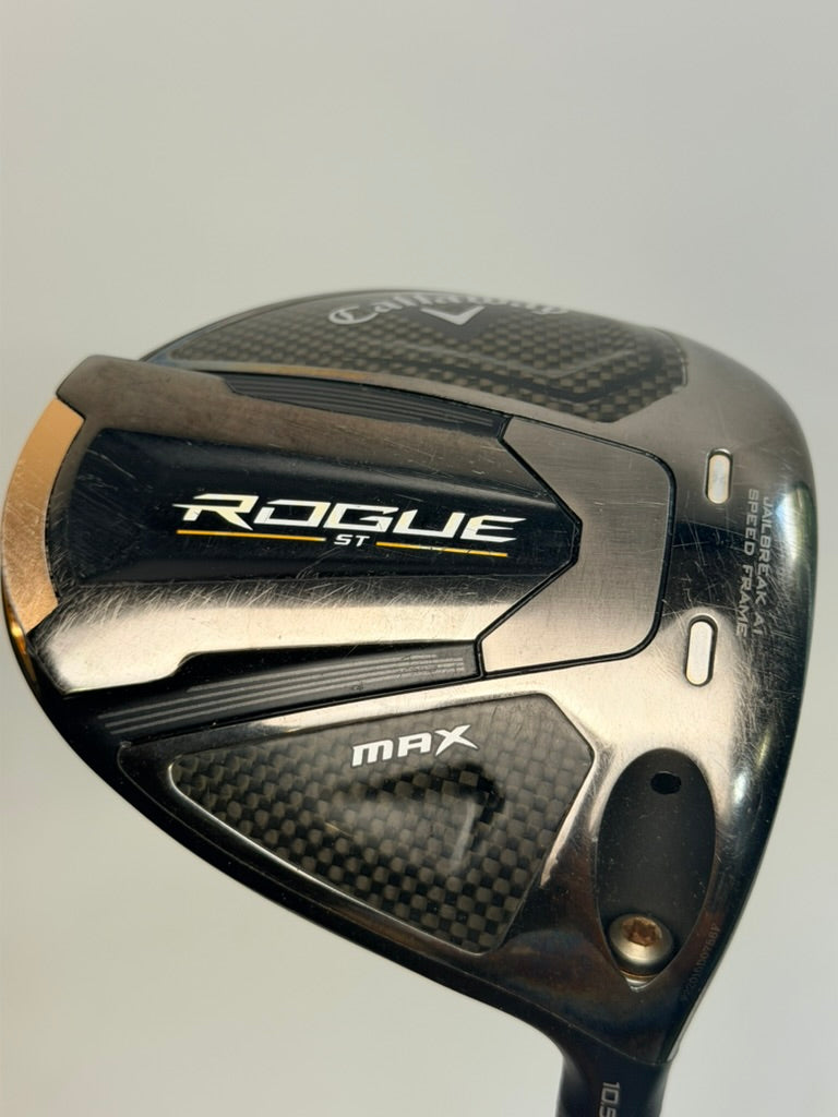 Callaway Rogue ST MAX 10.5 HZRDUS Smoke 60g 6.0 Stiff RH used driver original photo 3