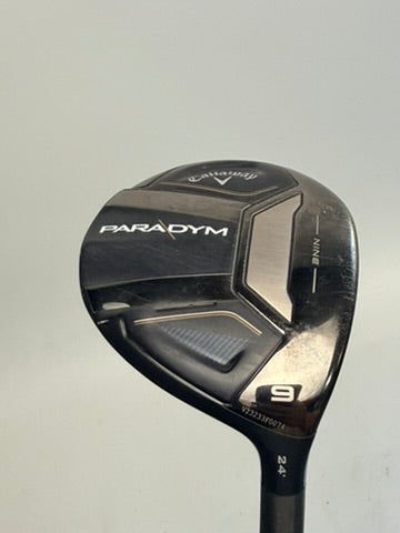 Callaway Paradym 9 wood 24 Ventus Blue VeloCore 7-S Stiff RH used original photo 2