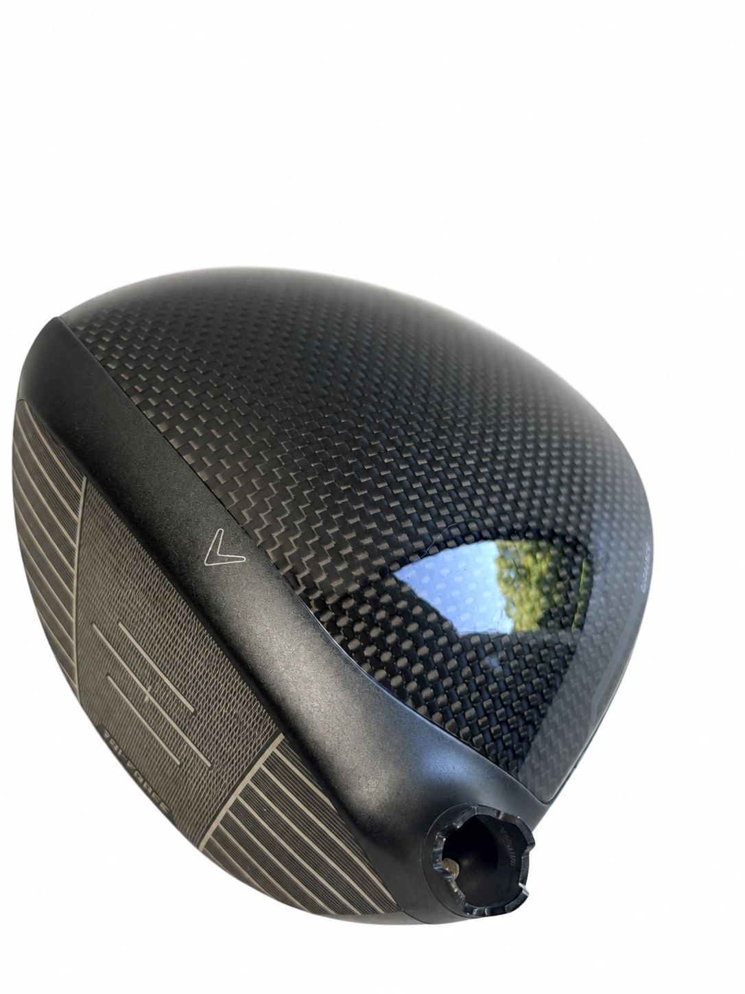 Callaway Quantum MAX 10.5 right-handed driver head, representative photo with AI-edited white background