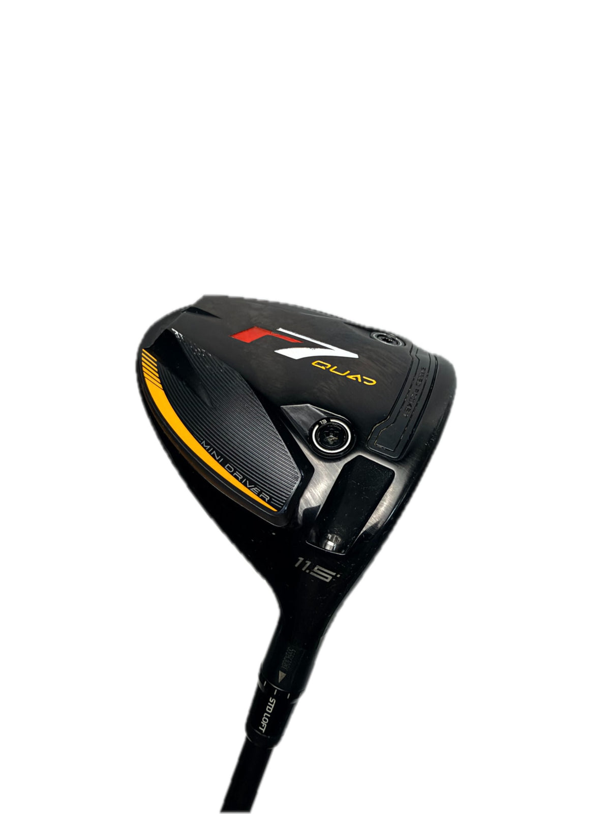 r7 Quad Mini 11.5 6S red trim grip view 1