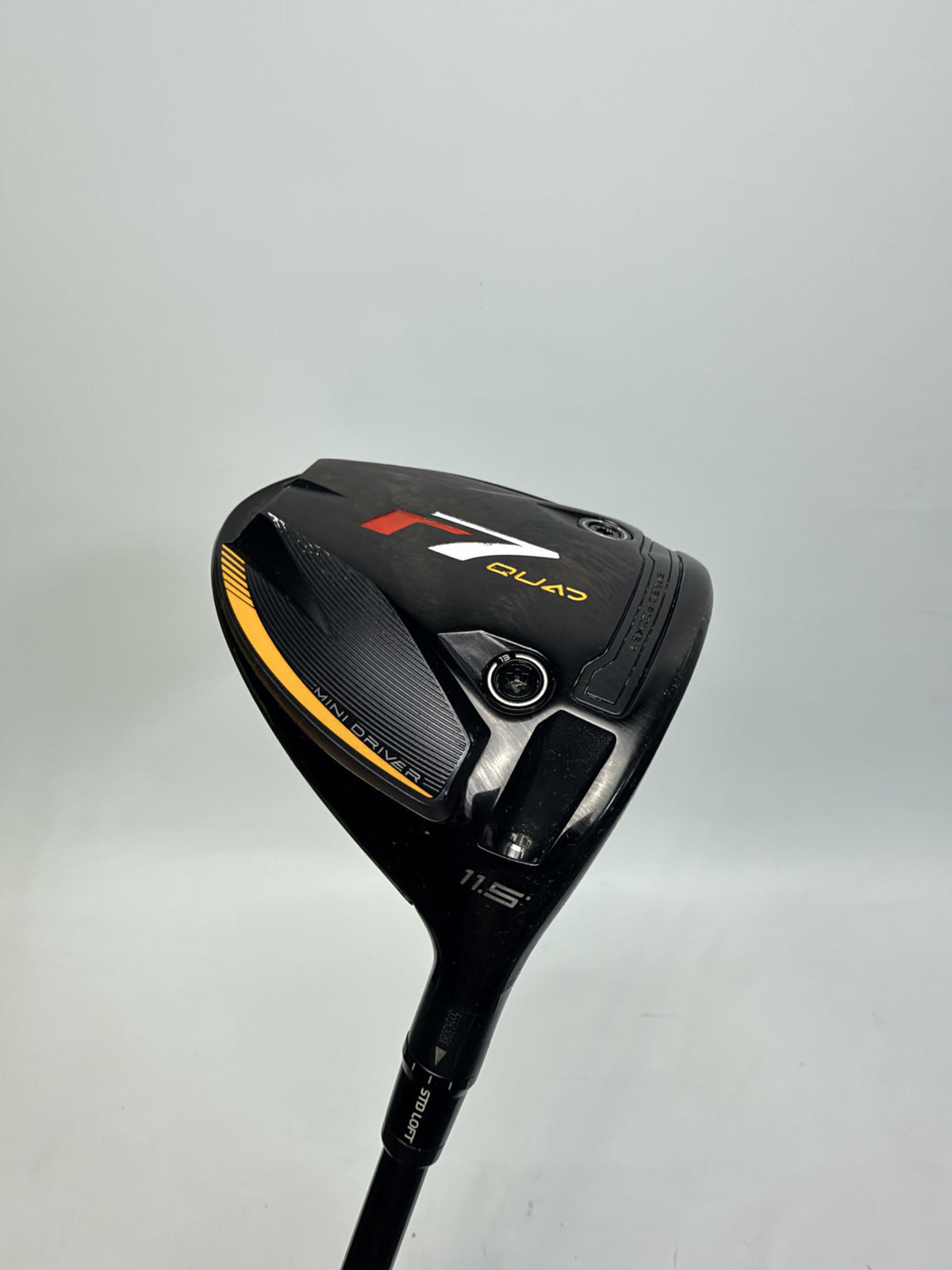 r7 Quad Mini 11.5 6S red trim grip view 3
