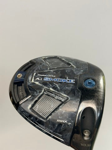 Callaway Paradym Ai Smoke Max driver - original sole close-up