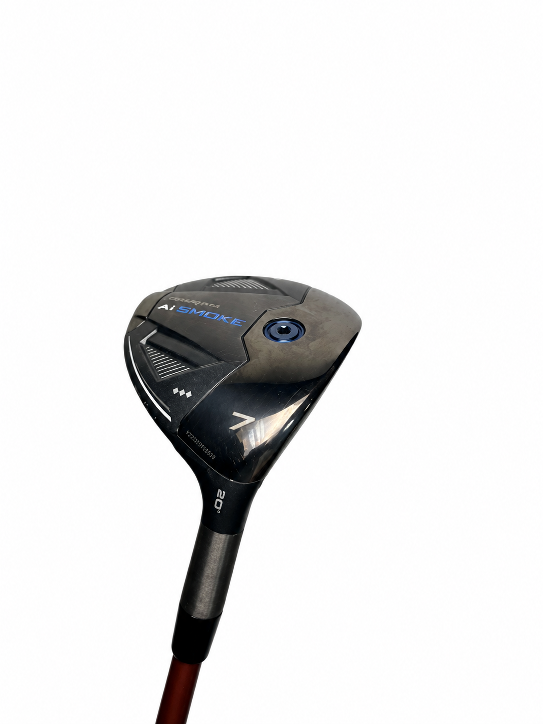 Callaway Ai Smoke Triple Diamond 7 wood Ventus TR Red 7-X — AI white-background edit 1