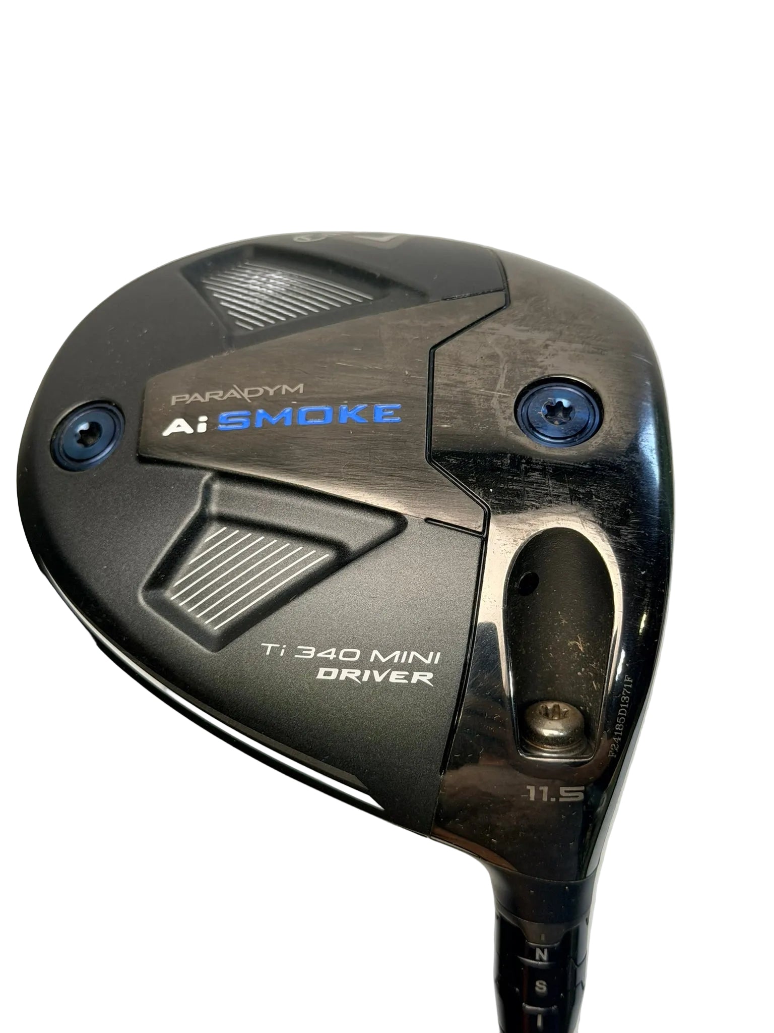 Callaway Paradym Ai Smoke Ti 340 Mini Driver 11.5° RH, Project X HZRDUS Smoke RDX Black 60G 6.5, used