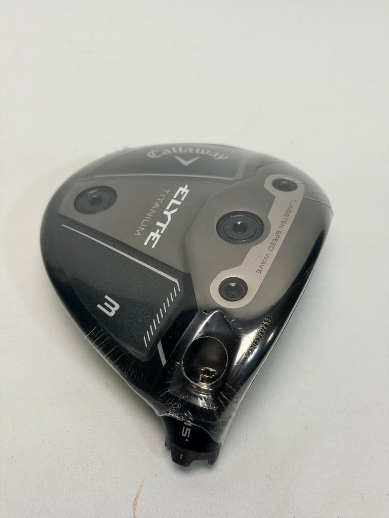 New Callaway Elyte Titanium 3 wood head 15 RH original photo 6