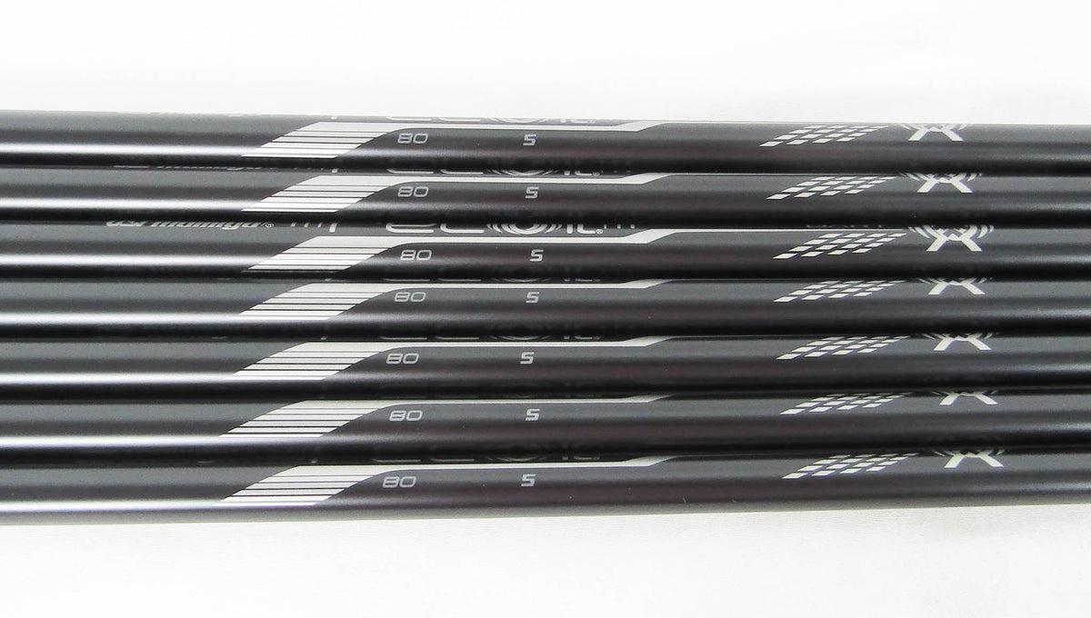 Seven-shaft stock reference image; this listing supplies ten Stiff shafts
