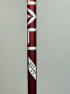 Denali Frost Red shaft label showing 50 grams and 5.5 flex