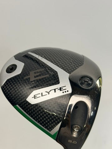 Callaway Elyte Triple Diamond 8 degree driver - original sole close-up