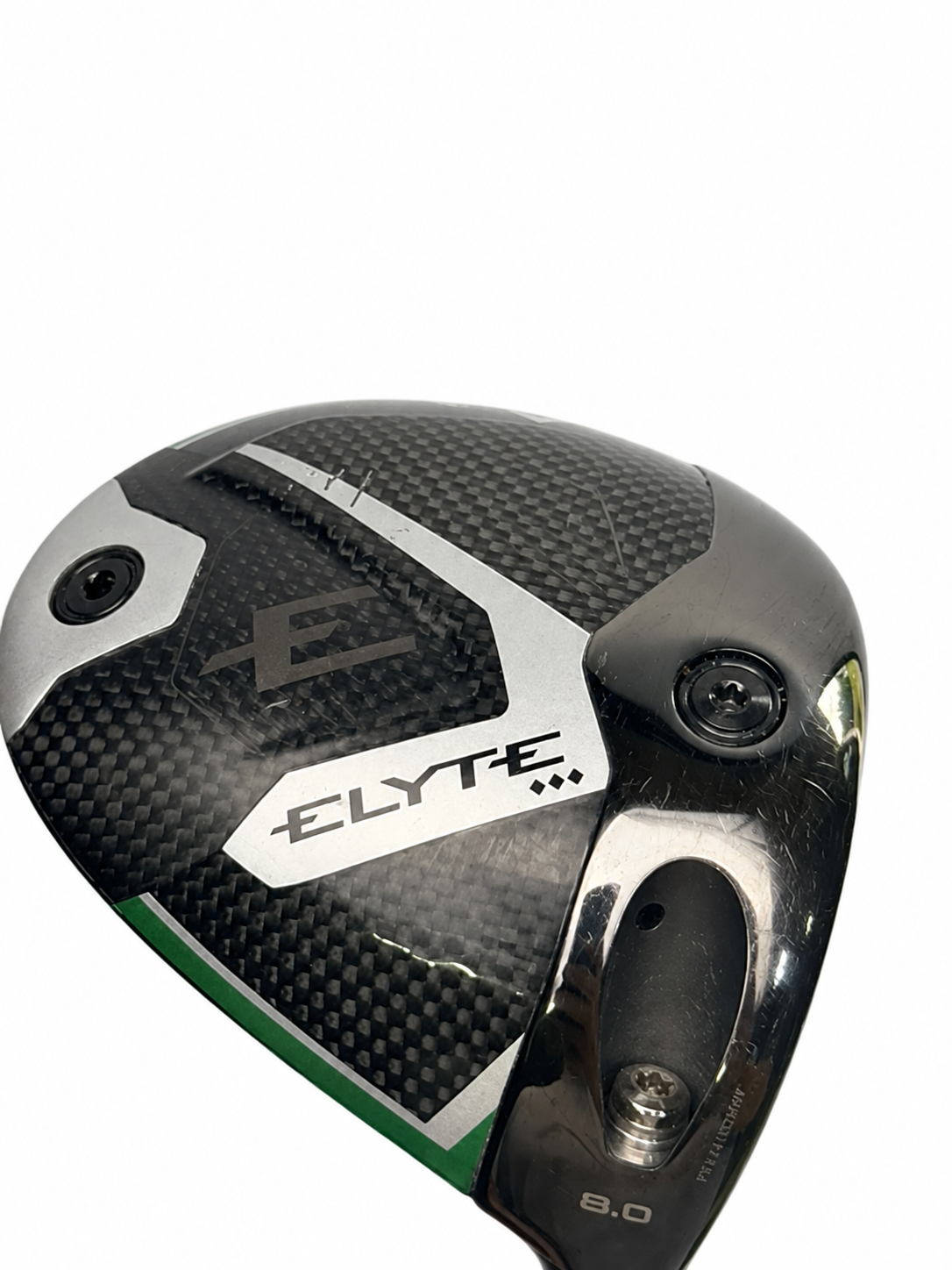 Callaway Elyte Triple Diamond 8 degree driver - sole close-up