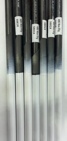 KBS MAX 85g graphite iron shaft tips and factory labels