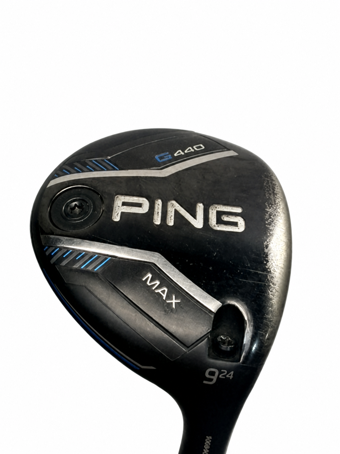 PING G440 MAX 9 wood 24 TOUR 2.0 75X X-Stiff RH used - white background photo 2