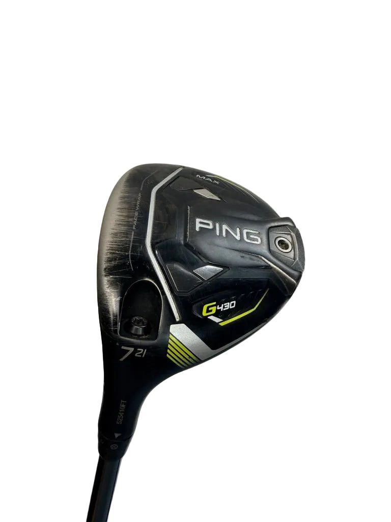 PING G430 MAX left-handed 7 wood 21 degree sole