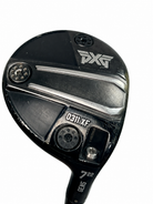 PXG 0311 XF GEN5 7 wood 22 degrees Cypher Fifty 6.0 stiff - sole close-up white background