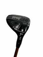 PXG 0341 XF GEN4 7 wood 22 degrees Aldila NVS Orange 45 senior - sole overview white background