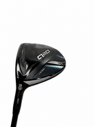 TaylorMade Qi10 15 degree 3-wood sole on white background