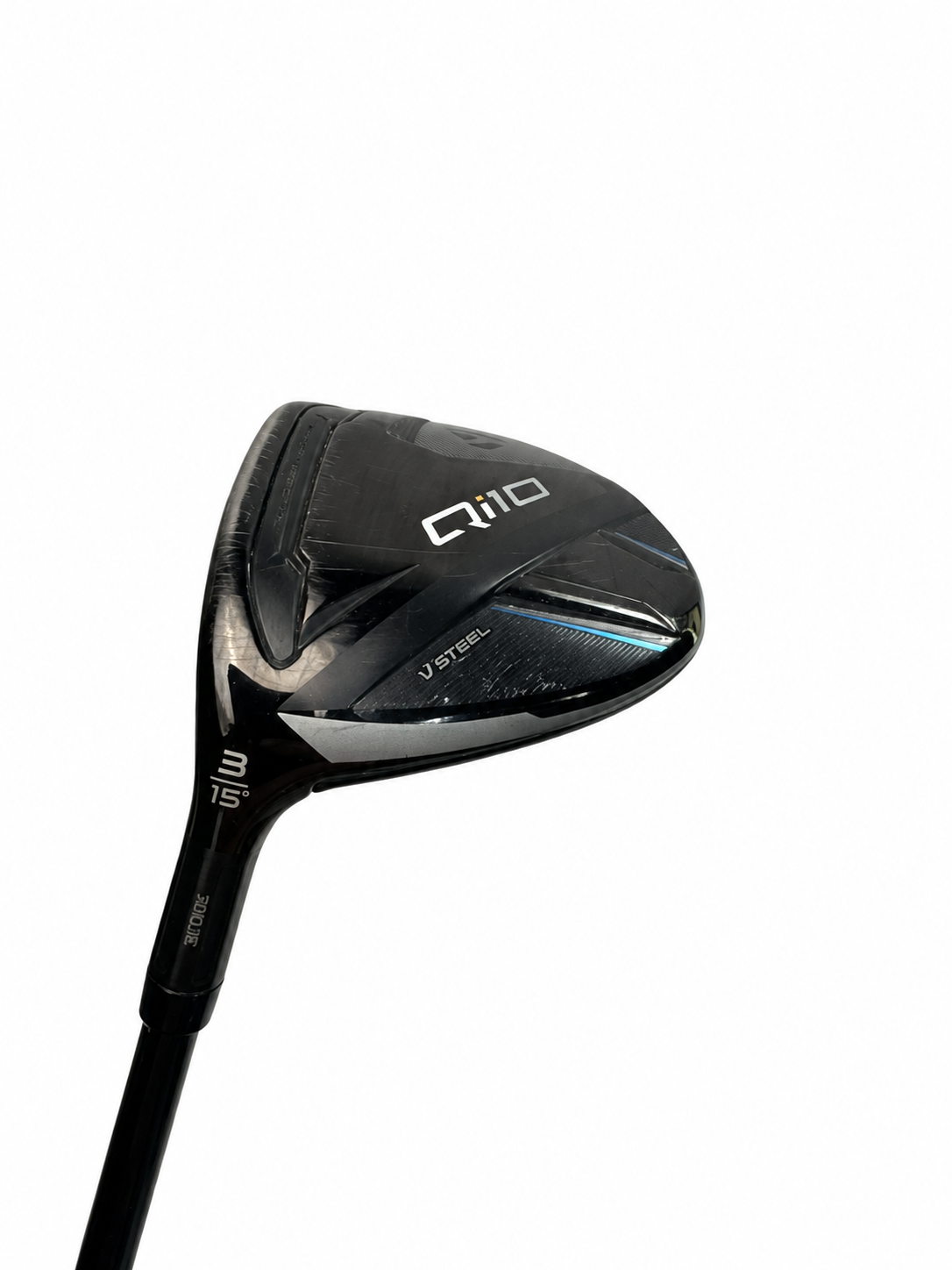 TaylorMade Qi10 15 degree sole white-background edit