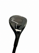 TaylorMade Qi35 Max Lite 6 hybrid - Sole and hosel overview, AI-edited white background