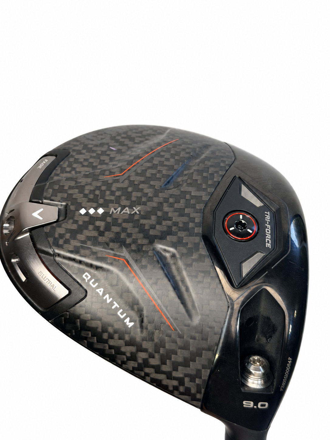 Callaway Quantum Triple Diamond Max 9 Ventus 6-X white-background view 2