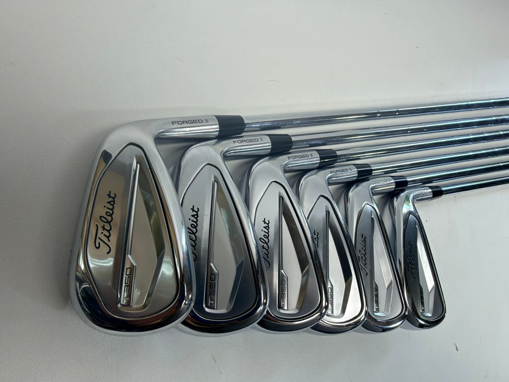 Titleist T350 2023 Irons 6-PW 48 RH KBS Tour Lite Regular Steel 6 Clubs — original photo 3
