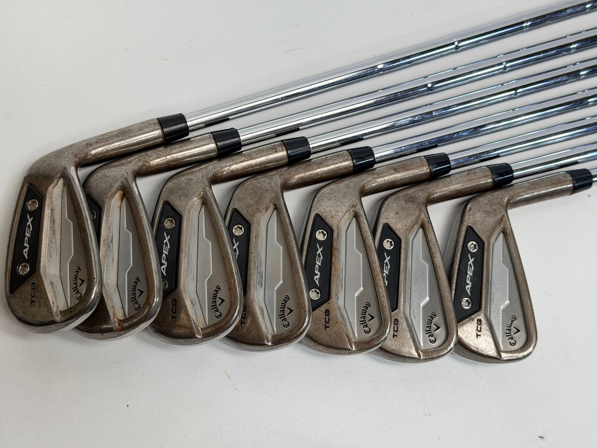 Callaway Apex TCB 2024 Raw Irons 4-10 PW RH DG Tour Issue X100 X-Stiff — original photo 1