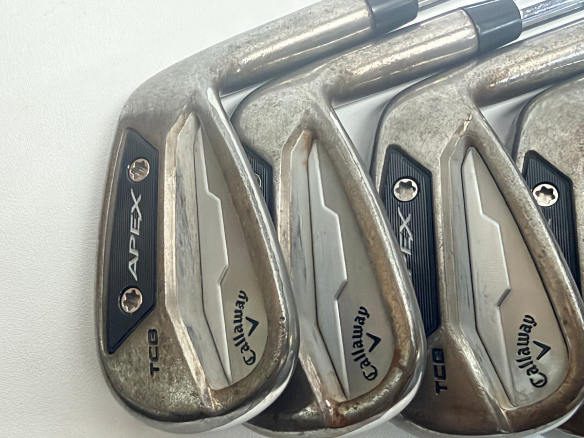 Callaway Apex TCB 2024 Raw Irons 4-10 PW RH DG Tour Issue X100 X-Stiff — original photo 4