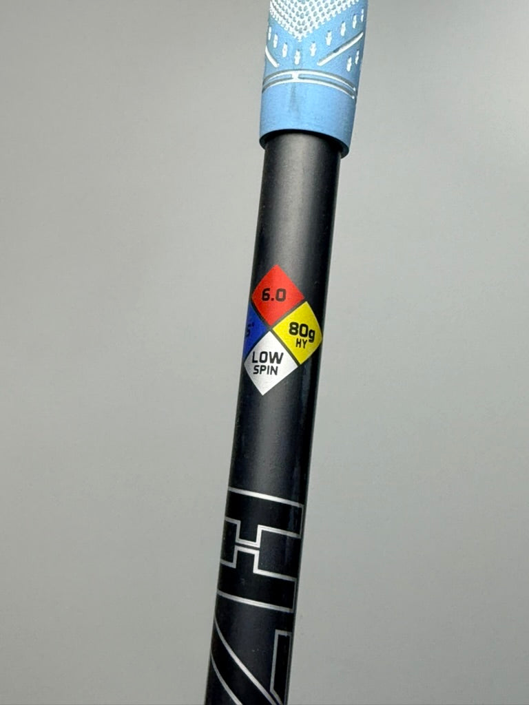 Actual HZRDUS Smoke 80 HY 6.0 shaft and grip