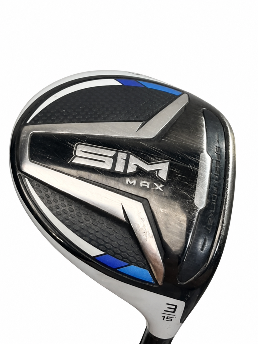 TaylorMade SIM MAX 3 wood 15 Ventus FW 5-R regular RH - white background photo 1
