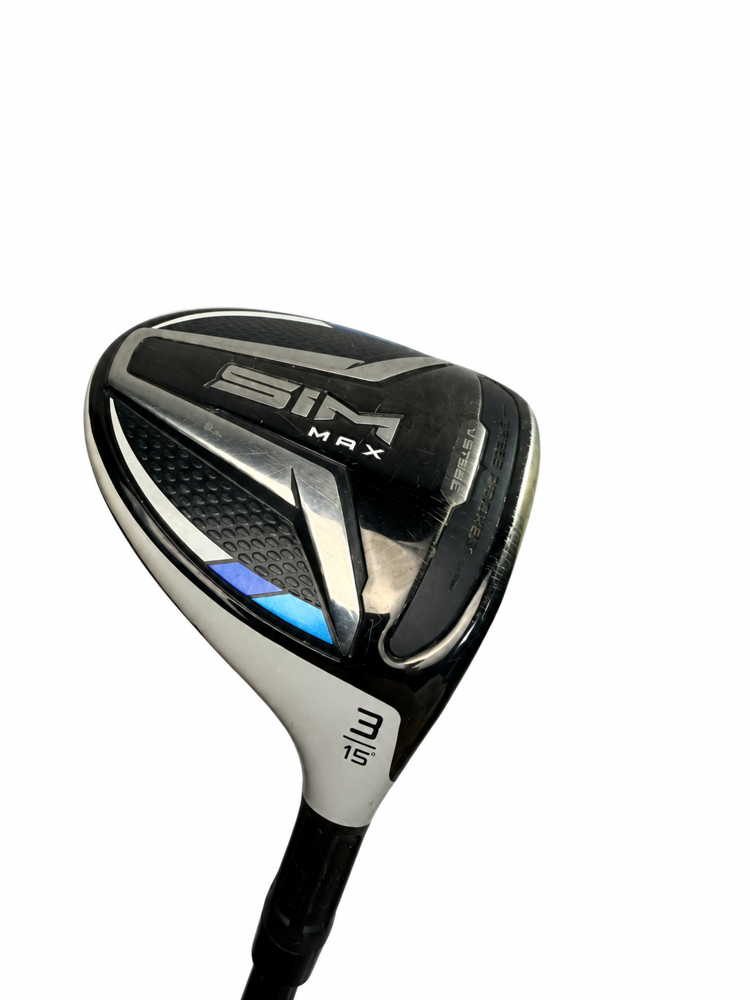 TaylorMade SIM MAX 3 wood 15 Ventus FW 5-R regular RH - white background photo 1