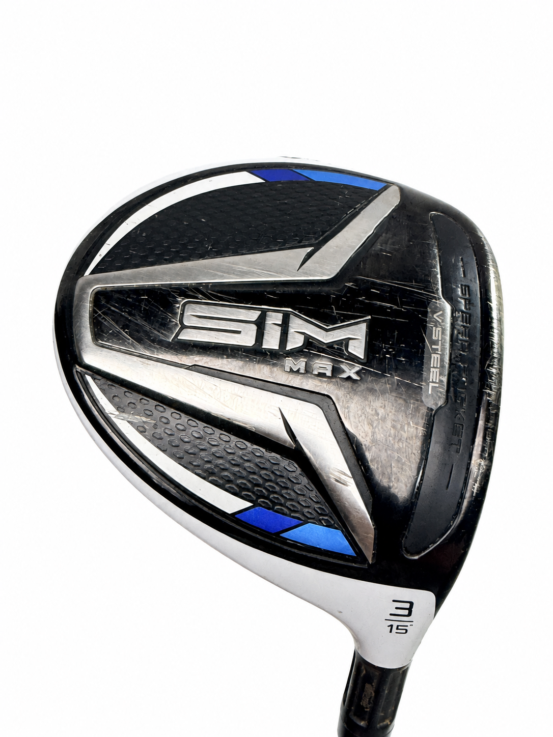 TaylorMade SIM MAX 3 wood 15 Ventus FW 5-R regular RH - white background photo 2