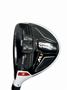 TaylorMade M1 3 wood Kuro Kage 70g Stiff LH used - white background photo 2