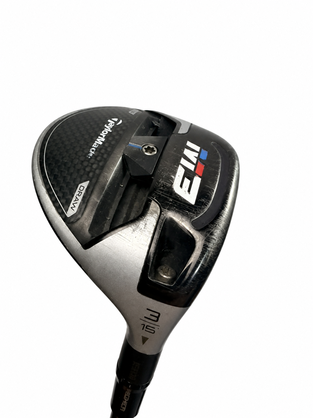 TaylorMade M3 3 wood 15 Regular RH used - white background photo 1