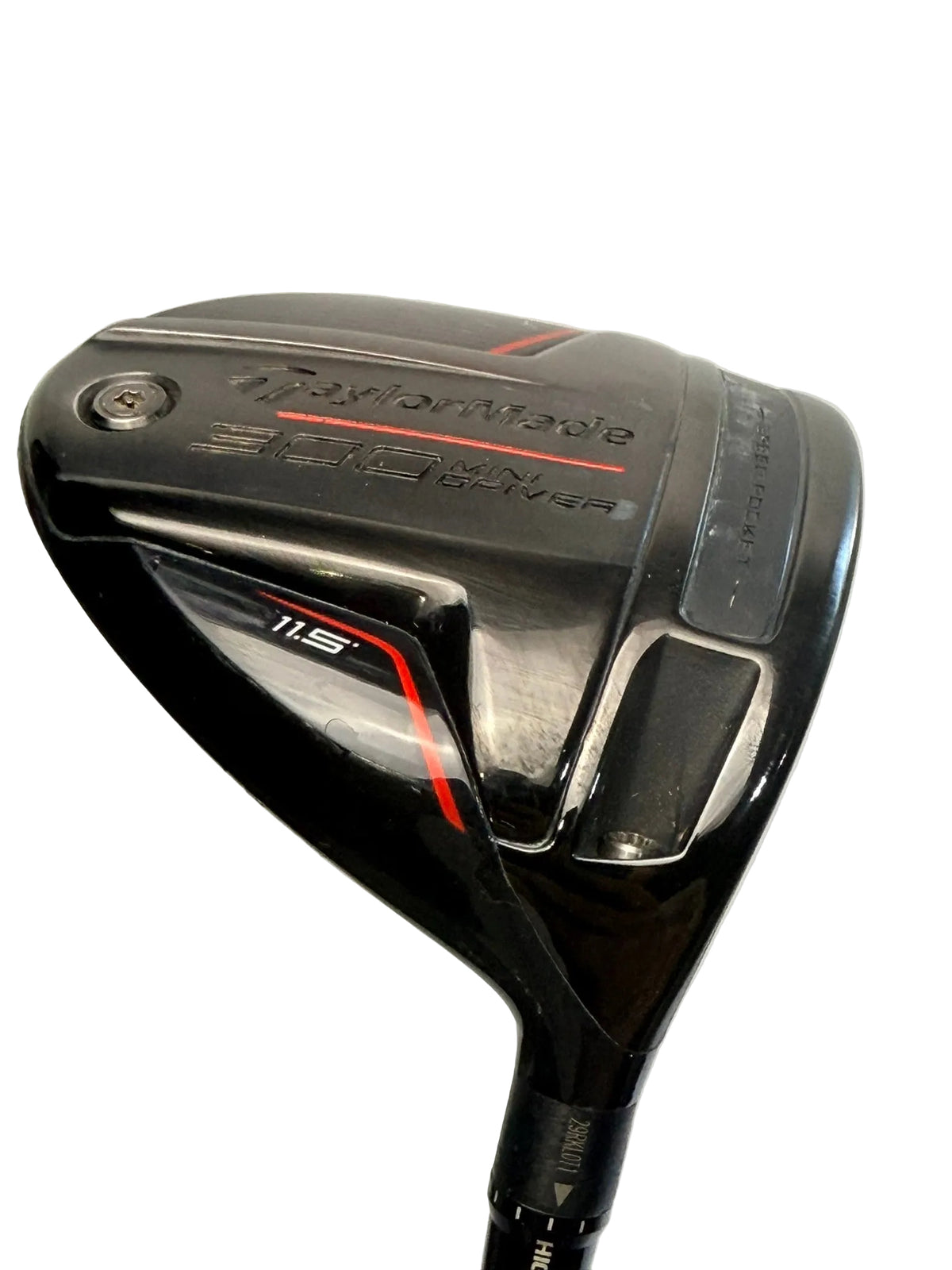 TaylorMade 300 Mini Driver Black 11.5° right-handed with Mitsubishi MiDr Proto 65R 3.5 regular-flex shaft, used