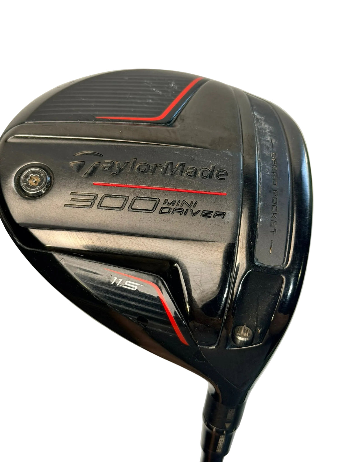 TaylorMade 300 Mini Driver Black 11.5° right-handed with Mitsubishi MiDr Proto 65R 3.5 regular-flex shaft, used