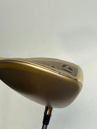 TaylorMade Qi35 Gold driver profile and crown