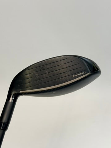 TaylorMade Qi4D Max right-handed 9 wood clubface showing used condition