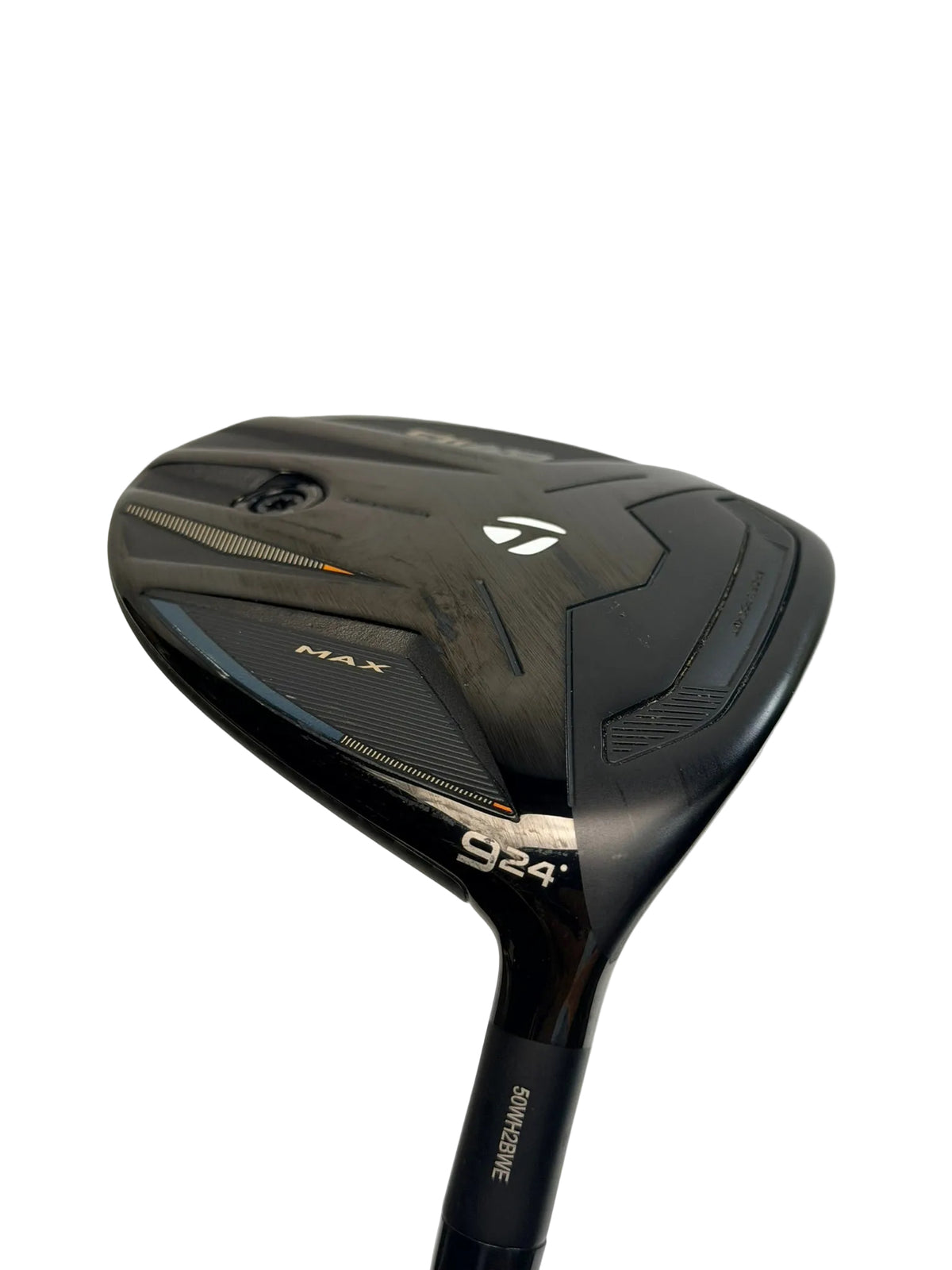 Used TaylorMade Qi4D Max 9 wood sole angle showing 24 degree loft