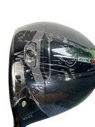 Titleist GTS2 left-handed driver sole close-up in factory plastic