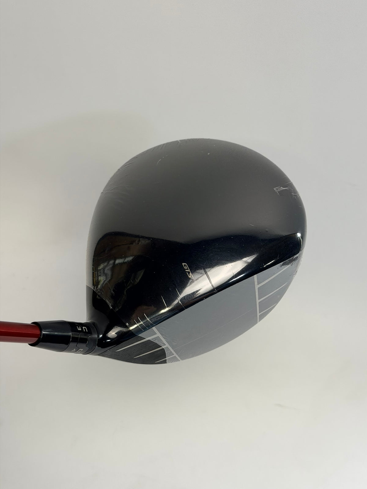 Titleist GTS2 left-handed driver crown at address