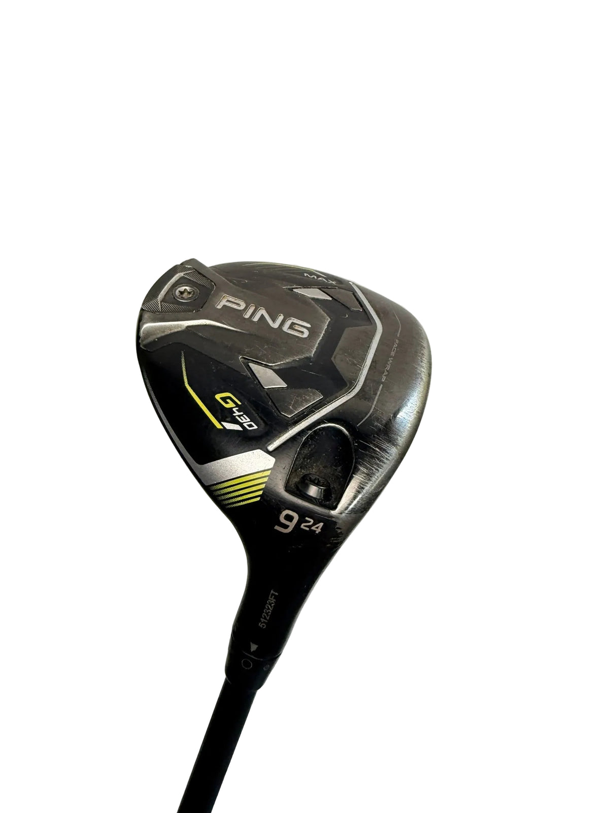 Used Ping G430 Max 9 wood 24 degree sole view
